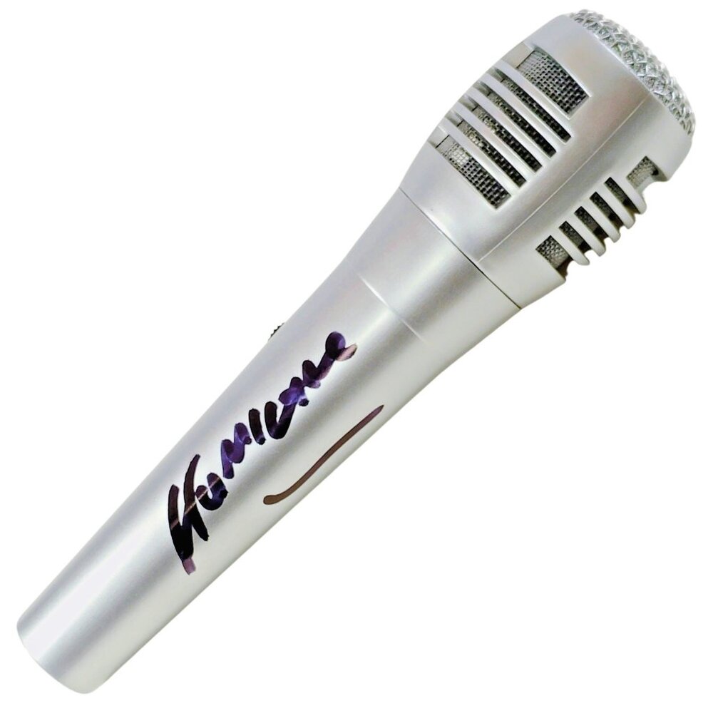 Hurricane WWE Wrestling Signed Microphone Mic BAS Beckett Cert Proof Autographed